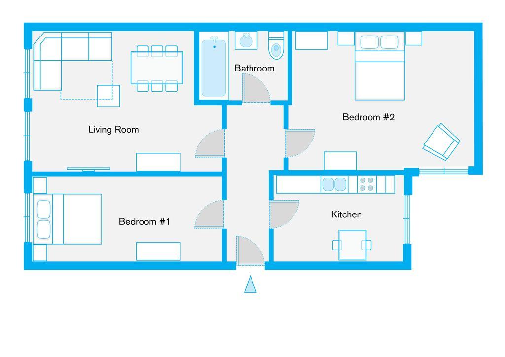 The Rheinsberger - Cosy 2Br One Living Room Up To 6 Berlim Quarto foto